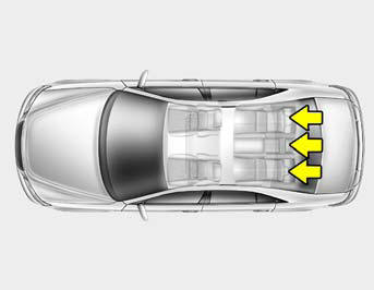 The rear seat(s) is equipped with headrests in all the seating positions for