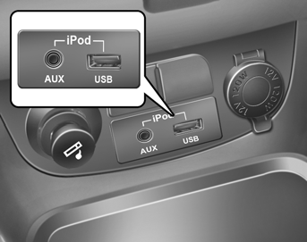 If your vehicle has an aux and/or USB(universal serial bus) port or iPod port,