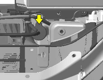 The coolant level can be seen on the side of the plastic coolant reservoir. The