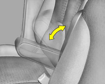 The armrest will be raised or lowered manually.