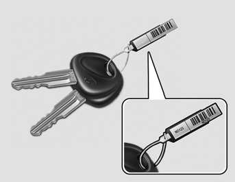A code number is recorded on the number tag that came with the keys to your Hyundai.