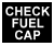 This warning light indicates the fuel filler cap is not tight securely. Always