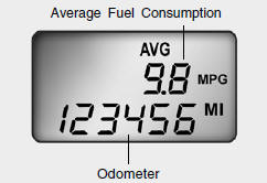 o This mode calculates the average fuel consumption from the total fuel used
