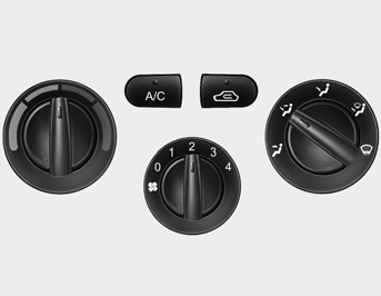Your Hyundai is equipped with bi-level heating controls. This makes it possible