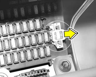 Your vehicle is equipped with a power connector to prevent battery discharge