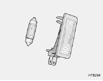 3. Replace to the new bulb.