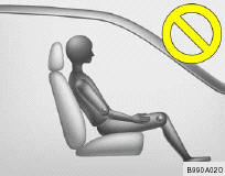 o NEVER sit with hips shifted towards the