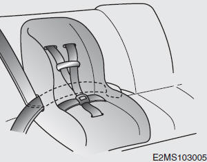 Placing a passenger seat belt into the automatic locking mode