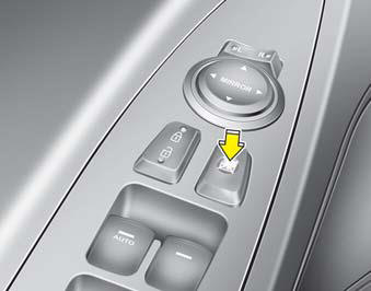Power window lock button